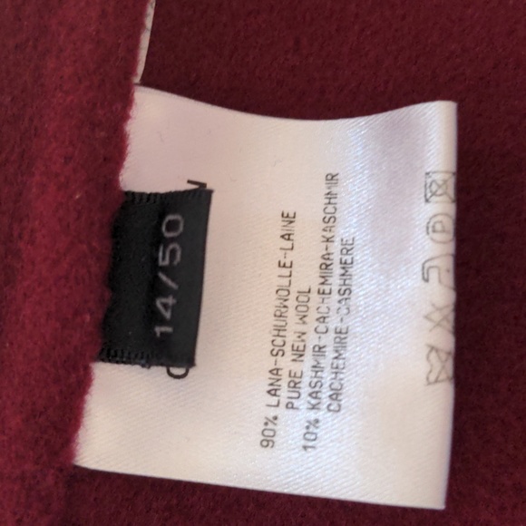 Vintage Calvin Klein Collection wool/ cashmere designer blazer Italy, size 14/50 - Picture 8 of 12